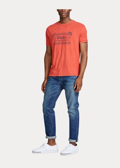 Men's Polo Ralph Lauren Classic Fit Graphic T Shirts | 573890WXN